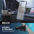 BELCO Magnetic Phone Holder for Car Suction Cup Phone Mount with Adjustable Rotating Arm and Lock Mechanism