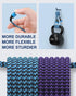 Multi USB Charging Cable, USB to USB C and Lightning Cable, 4ft Braided 2 in 1 Fast USB Cable with Type C/Lighting Port