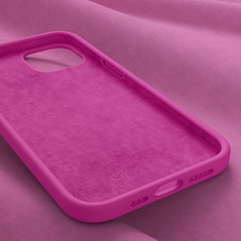 CellEver iPhone 13 Case, Hot Pink Ultra Durable Silicone with Military Grade Protection & Slim Fit