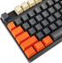 Carbon Miami PBT Double Shot Shine Through ANSI Backlit Keycaps for MX Mechanical Keyboard Melody 96
