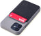 Dockem BIO Wallet Case for iPhone 12 Mini, Magnetic Mounting & 1 Credit Card Holder Slot (5.4" M2B, Grey and Black)