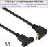 90 Degree USB 3.1 Type C Panel Mount Cable Gen 2 (1M/3ft) - Up&Down Angle, Supports Charging, Data, Audio, Video for
