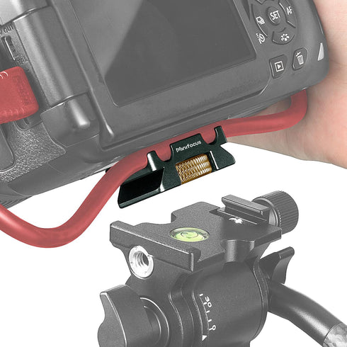 MINIFOCUS Camera Cable Clamp with Arca Swiss System, Aluminum Alloy Tether Cable Block