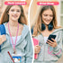 Cell Phone Lanyard with Safety Breakaway Buckle, 1x Phone Neck Strap, 1x Phone Wrist Lanyard Strap, 2× Phone Patches,