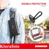 Dual Protect Micro SD Card Case - Water-Resistant Anti-Shock Organizer with 54 PCS Clear Memory Card Holders