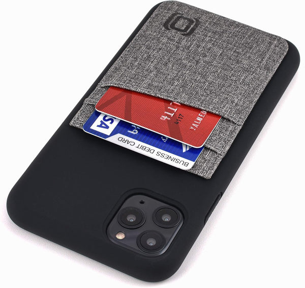 Dockem Silicone Wallet Case for iPhone 11 Pro Max (6.5") - Protective Card Case with 2 Credit Card Slots
