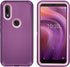 Asuwish Hybrid Rugged Phone Case for Alcatel 3V 2019, Full Body Bumper Heavy Duty Protective Accessories for Women