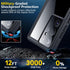 SPIDERCASE Waterproof Case for Samsung Galaxy S23 Ultra, Heavy Duty Shockproof with Built-in Screen & Camera Lens