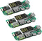 3pcs Lithium Battery Charger Board with LED Dual USB 5V 2.4A Micro/Type-C Mobile Power Bank Charging Module Circuit