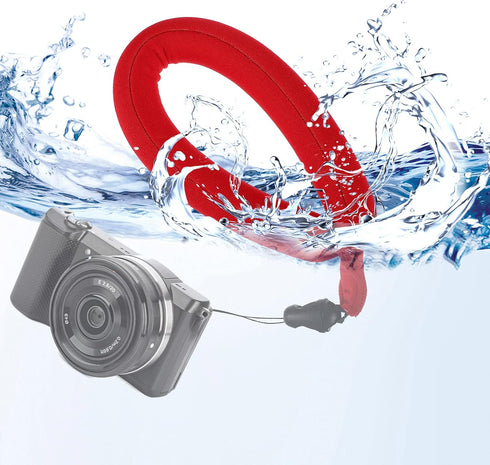 Weewooday 4 Pieces Waterproof Camera Float Strap, Universal Floating Wrist Strap for Underwater Phone Pouch Case