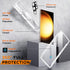Temdan Galaxy S23 Ultra Case with Built-in Screen Protector, 2 Lens Protectors, Touch Sensitive, White