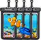 Hiearcool Waterproof Phone Bag for iPhone, 4-Pack Travel Essentials Must Haves, Black Pouch Accessories