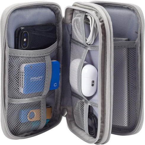 Electronic Organizer Bag, Waterproof Portable Travel Accessories Cable Storage Case for Charging Cables, Cell Phone