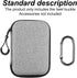 lasuroa Case Cover for PLAUD NotePin AI Voice Recorder, Soft EVA Voice Recorder Carrying Case Portable Protective Cover