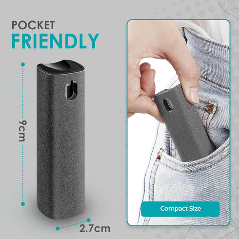 Screen Cleaner Spray and Wipe by Finestic, Electronic Cleaner with Microfiber Cloth for iPhone, TV, Laptop, Monitor