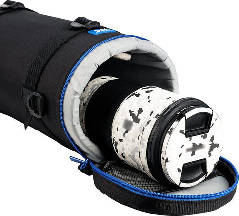Extra Large Thick Camera Lens Pouch Case for Nikon 180-600mm/600mm F6.3 & Sony 200-600mm Zoom Lens, Fits Lenses Below