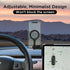 Compatible MagSafe Car Mount Charger, Foldable Dashboard Magnetic Wireless Charger for Tesla Model 3/Y