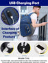 ProEtrade Extra Large Backpack for College, Fits Laptop Up to 17 inch, USB Charging Port, Anti-theft, Blue