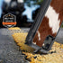OTTARTAKS Luxury iPhone 14/13 Case - Western Cowhide Print, Heavy Duty Shockproof, Military Grade Protection, Brown.
