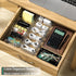 Cable Storage Boxes Organizers 2 Pack, Stackable Cord Charger Storage Organizer Box Case with 20pcs Cable Ties, Clear