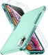 SPIDERCASE iPhone Xs Max Case, Light Green, with 10 FT Military Grade Drop Protection & 2 pcs Tempered Glass Protector