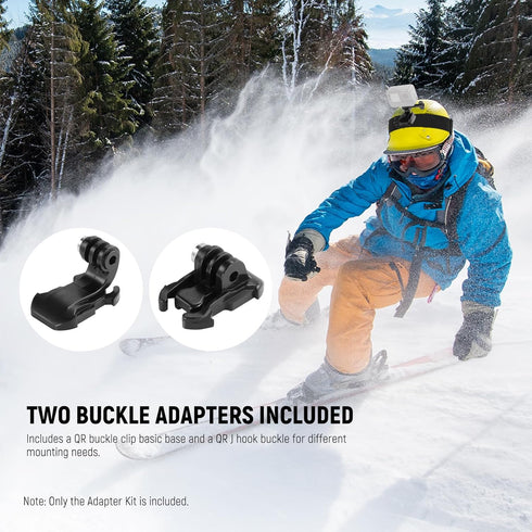 Neewer Backpack Strap Mount Adapter Kit for Peak Design Capture Clip, Quick Release Plate Compatible with Tripod