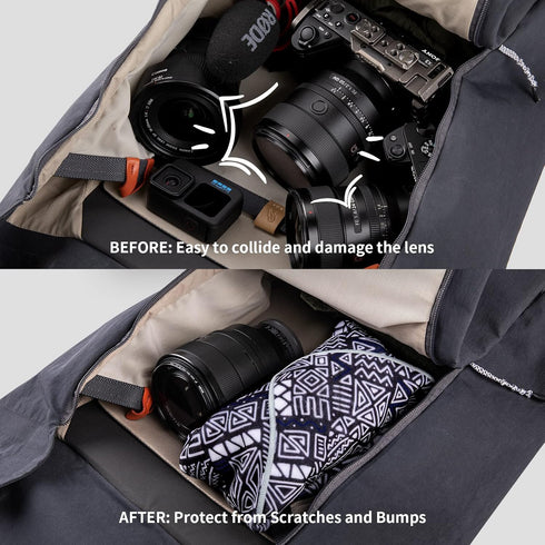 PGYTECH Protective Wrap, Anti-scratch Lens Camera Wrap, Self-Adhesive Cloth for DSLR/Camera Lens