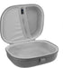 Geekria Shield Headphones Case Compatible with Bose QC Ultra, QC 45, QC 35 II, QC 35, QC 25, QC 2, QC SE Case, Replacement Hard Shell Travel Carrying Bag with Cable Storage (Microfiber Grey)