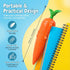 TailWaggers 60-Second Voice Recorder Pen with Playback - Cute Carrot-Shaped Audio Recorder & Smooth-Writing Ballpoint