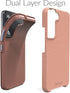 Crave Dual Guard Case for Samsung Galaxy S22, Shockproof Protection Dual Layer Case - Blush