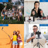 41” Selfie Stick Tripod Quadrapod with 2 Rechargeable Fill Light, Extendable Tripod with Bluetooth Remote for All