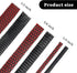 Xuniea 96ft 127 (1/2, 1/4, 3/8 Inch,Black Wire Loom Braided Cable Sleeve Covers Cord Management with Pcs Tube Heat