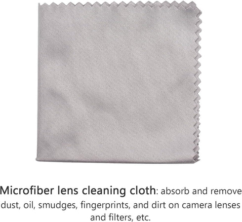 Andoer Multifunctional Cleaning Kit Lens Dust Blower Cleaning Pen Brush Microfiber Lens Cleaning Cloth for Camera