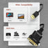 RS232 DB9 2-Pack USB to Serial Male Cable