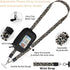 FUVLIFE Clip and Go Strap for Phone with Wallet Crossbody, Cell Phone Lanyard for Women Men, Adjustable Phone Strap