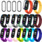 20 Pieces Strap Replacement for Xiaomi Mi Band 6 / Amazfit Band 5, Silicone Wristbands (16 Colors + 4 Screen Protector)
