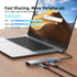 USB C Hub, WALNEW 7 in 1 Docking Station with 4K HDMI, 100W PD, 3 Data Ports, TF/SD Card Reader for Laptop