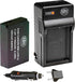 BM Premium LP-E12 Battery and Charger Kit for Canon EOS-M, EOS M2, M10, M50, M50 Mark II, M100, M200, SX70 HS
