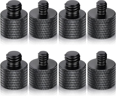 Moxweyeni 8 Pcs 1/4 to 3/8 & 3/8 to 1/4 Camera Tripod Adapter
