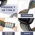 Nylon Bands for Fitbit Versa 4/Sense 2/3, Soft Breathable Adjustable Replacement Strap for Women Men