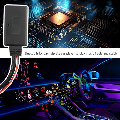 Wireless Bluetooth Receiver for Car with RCA Audio Cable, AUX Bluetooth Car Adapter for Stable Audio Playback