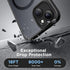 GONEZ Magnetic Case for iPhone 14, with Screen Protector & Camera Cover, Anti-Fingerprint, Black