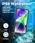 Beeasy for iPhone 14 Waterproof Case - Compatible with MagSafe, IP68 Underwater Military Grade, Shockproof Rugged