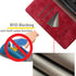 SUANPOT RFID Blocking Leather Wallet Case for Samsung Galaxy A02S, Flip Folio Book Phone Case, Shockproof Cover for Men