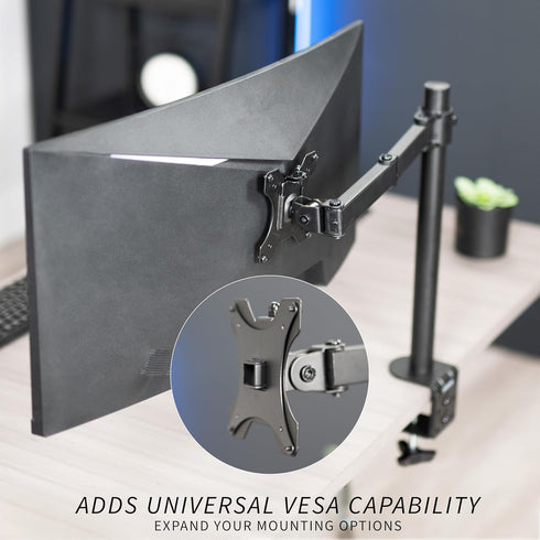 VIVO VESA Adapter Plate Bracket for Sceptre C25, C30, C34 Monitors, VESA up to 100x100, Black, MOUNT-SRC30