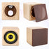 Facmogu 5in Wooden Speaker Enclosure, Empty Speaker Box for Premium Speakers to Enhance Sound and Bass