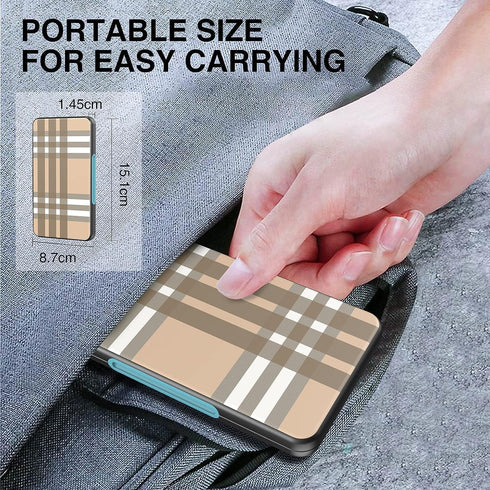 HEIYING SD Card Holder, Portable Storage for Memory SD and TF Cards, 20 Slots for SD and Micro SD Cards