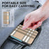 HEIYING SD Card Holder, Portable Storage for Memory SD and TF Cards, 20 Slots for SD and Micro SD Cards