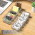Cable Storage Boxes Organizers 2 Pack, Stackable Cord Charger Storage Organizer Box Case with 20pcs Cable Ties, Clear