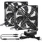 Big Airflow 2 x 120mm 240mm Computer Case Fan with AC Plug